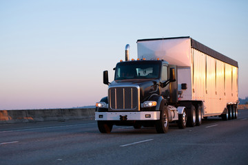 truck on highway